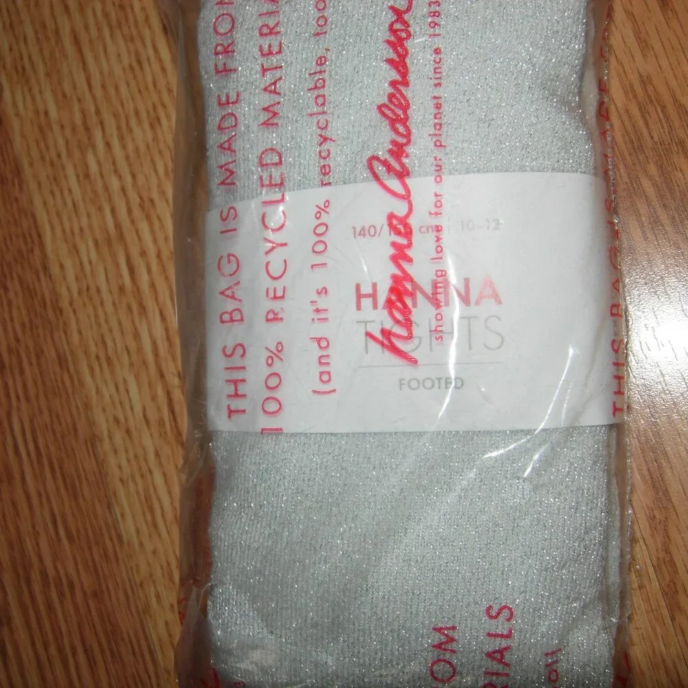 HANNA ANDERSSON Footed Tights 140/150 10-12
